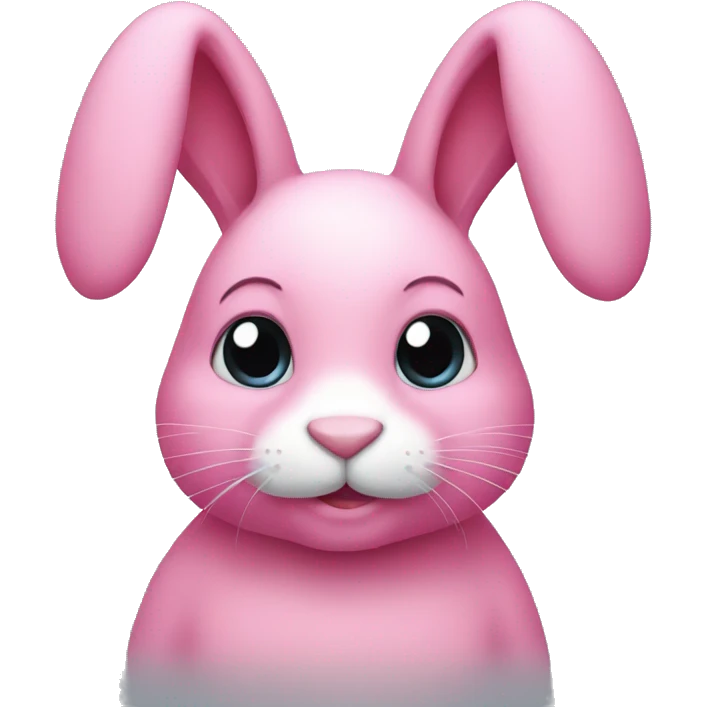 Pink rabbit  emoji