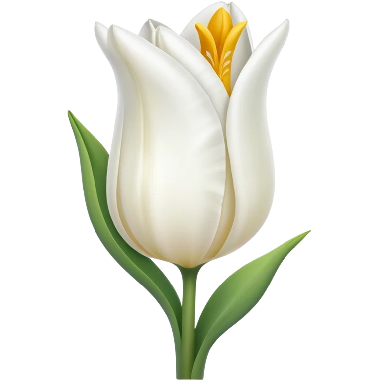 White tulip emoji