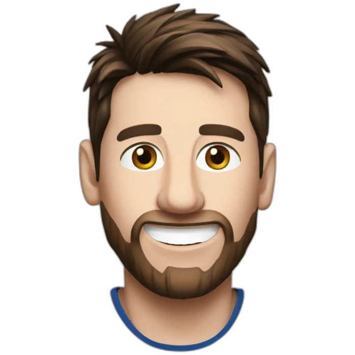 Messi tomando cerveza emoji