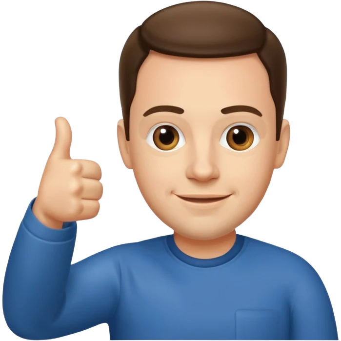 Mark Zucherburg giving a thumbs up  emoji