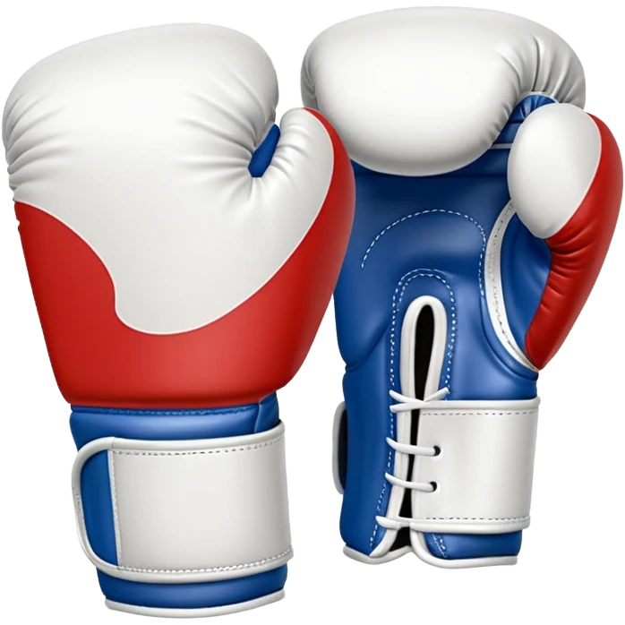 White boxing gloves emoji emoji