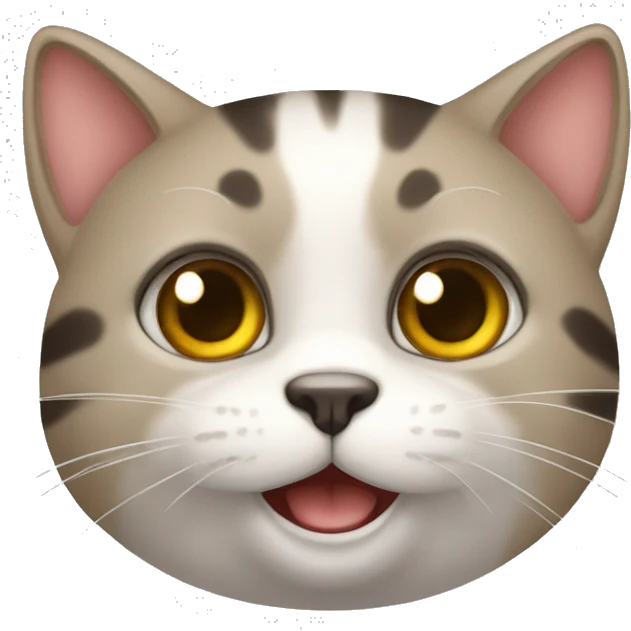 gatinho com lingua pra fora emoji