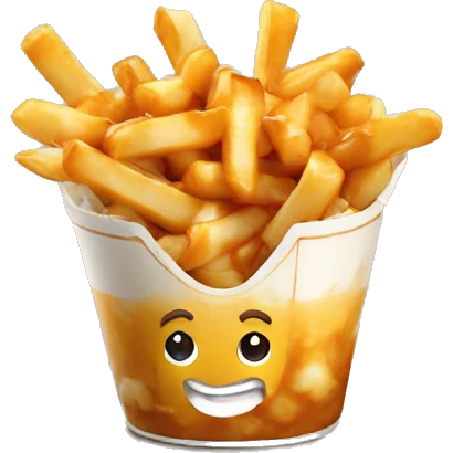 Poutine qui roule en Urus emoji
