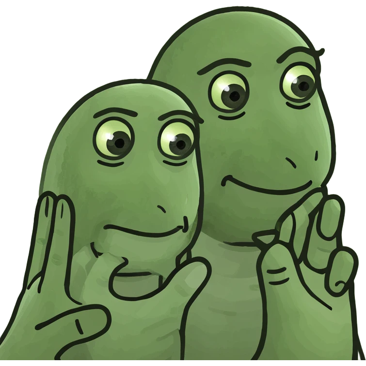 Two people's fingers touching  emoji