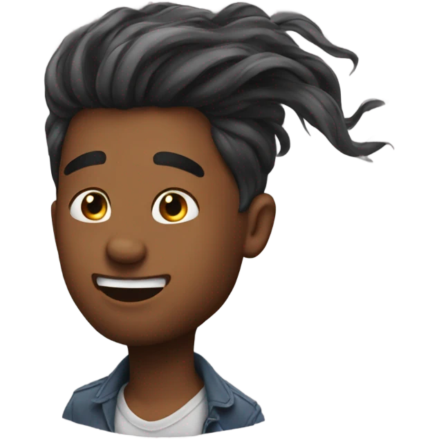 Hair flip emoji