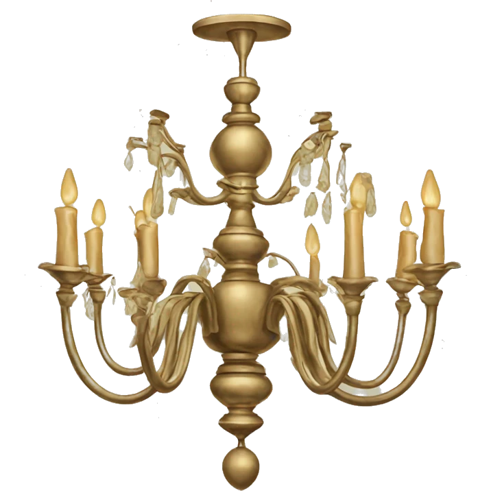 Old money chandelier  emoji