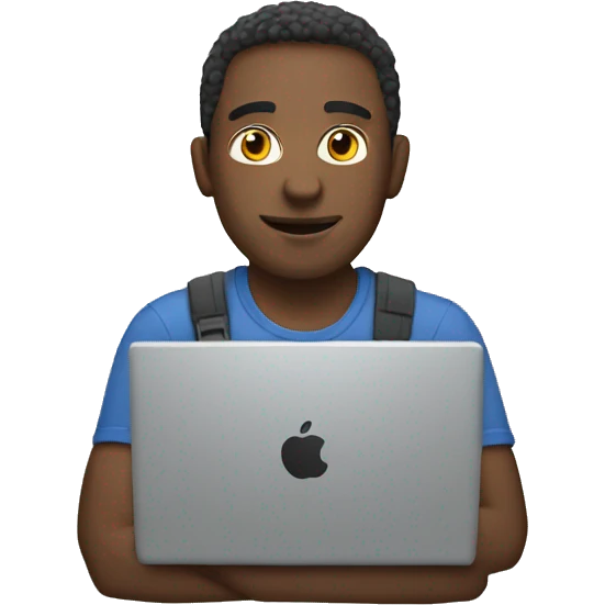 Man with Laptop emoji