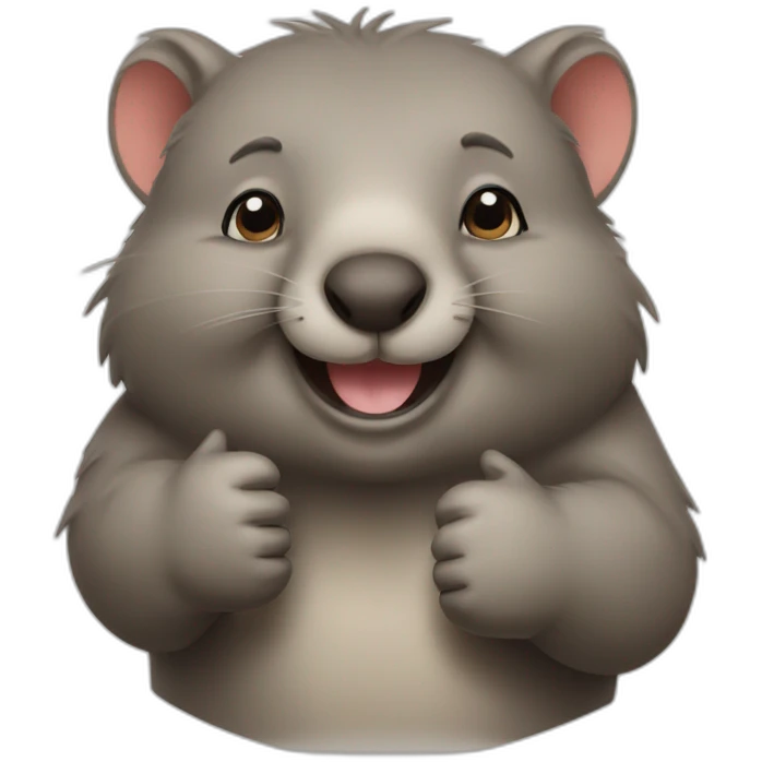 wombat-thumb-up emoji