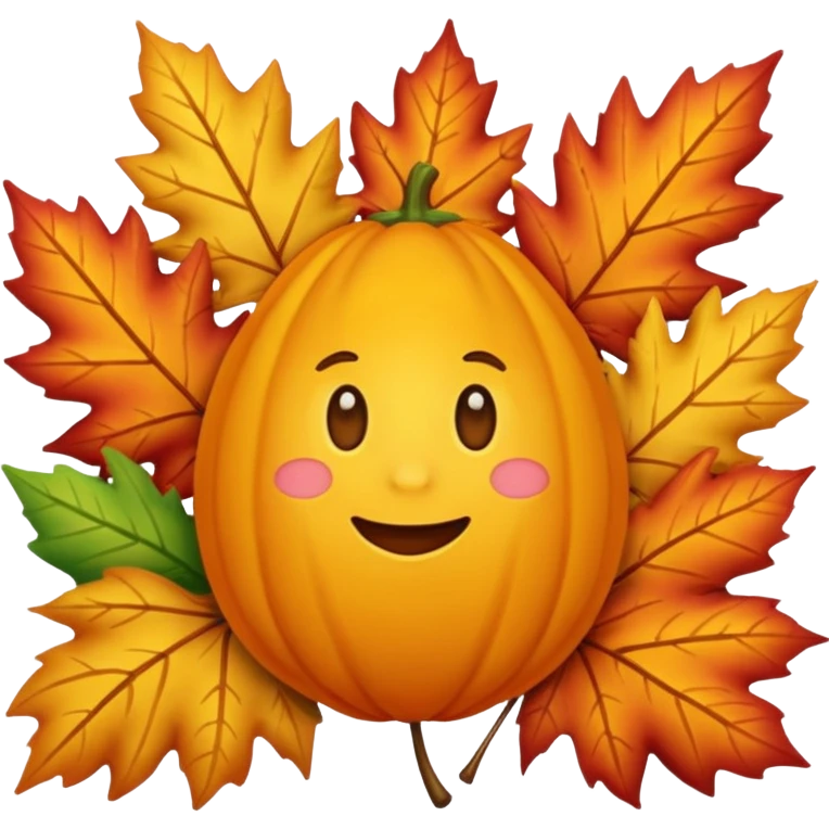 fall happy emoji