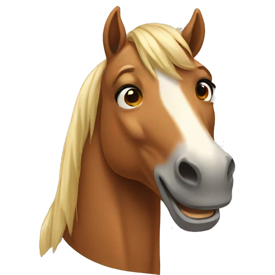 Horse making Expressions  emoji