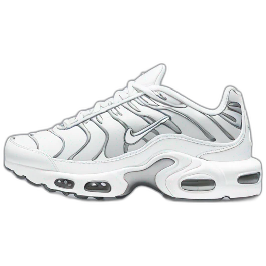Nike tn white emoji