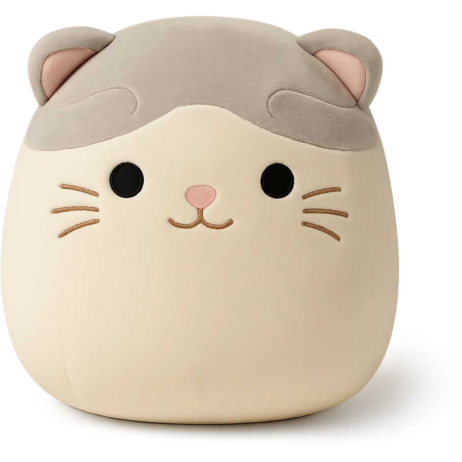 Squishmallow scottish fold kitten emoji