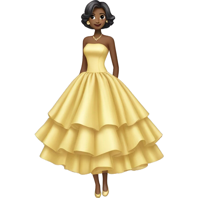 Glamour dress emoji