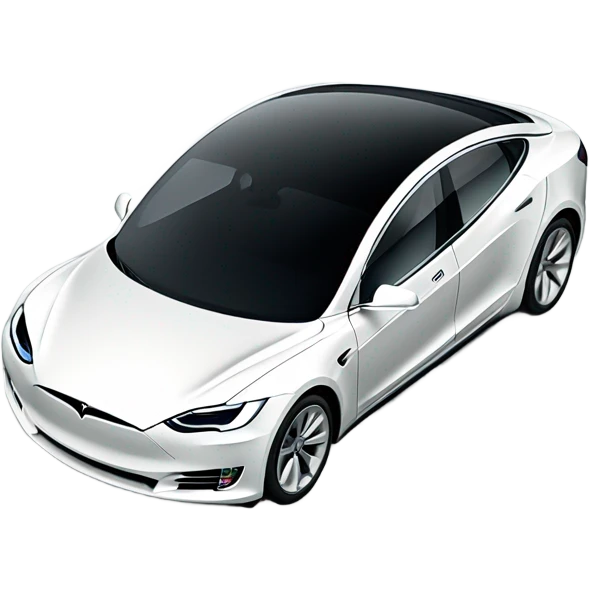 White Tesla emoji