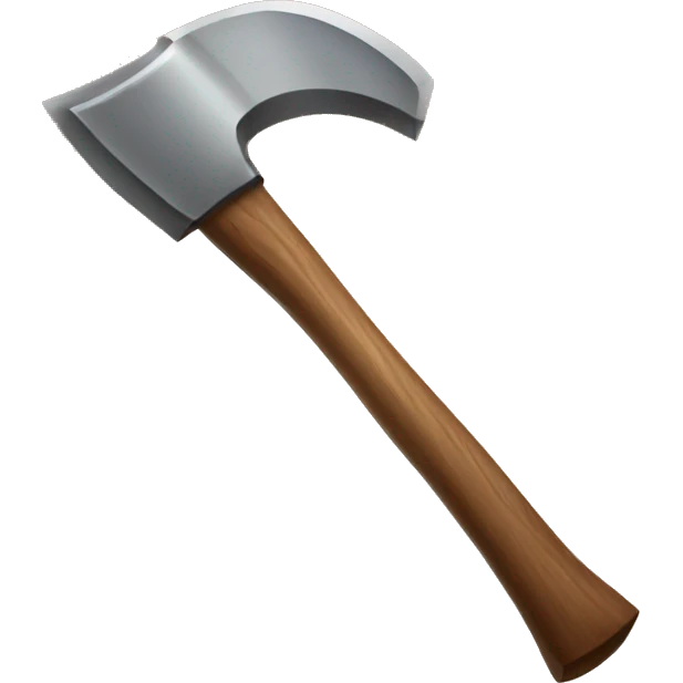 Wooden axe emoji
