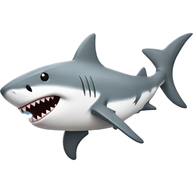 Shark playing football emoji