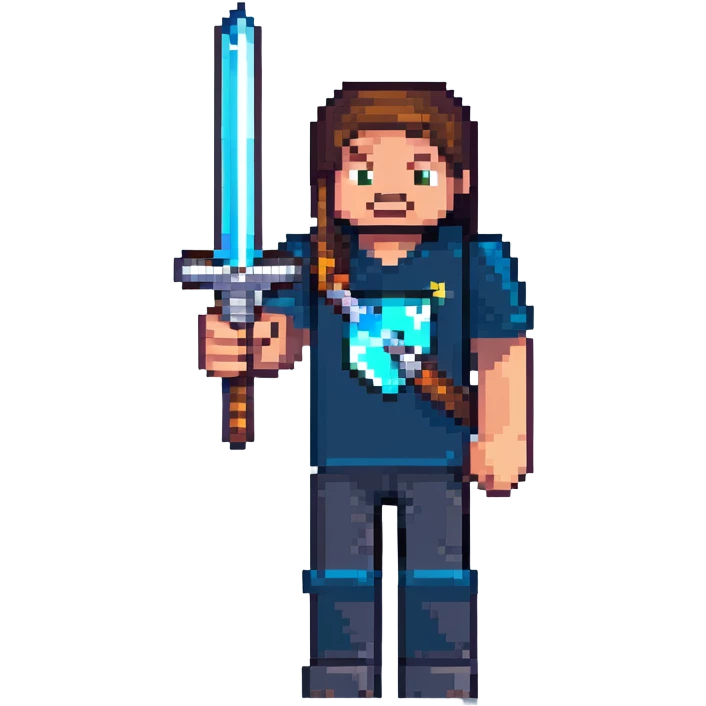 Garetr Garrison from Minecraft movie emoji