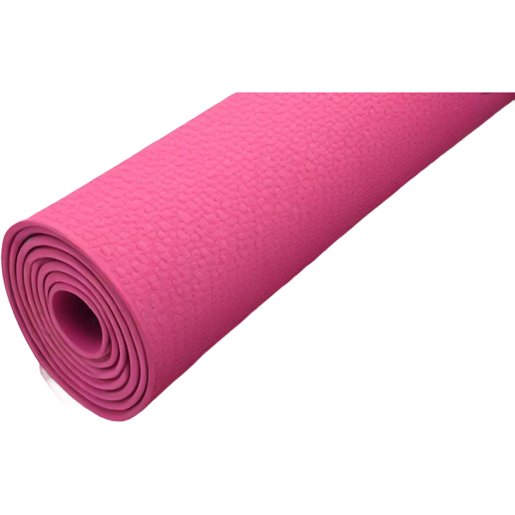 Pink Yoga mat  emoji