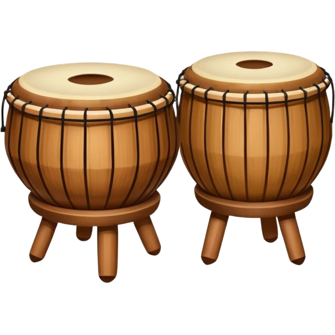 two indian small tablas emoji emoji