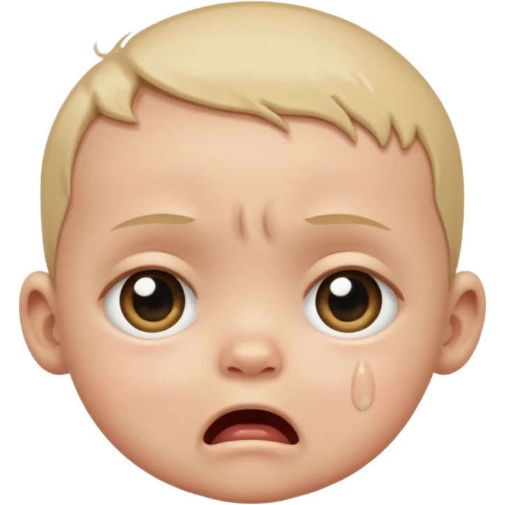 Baby high on crack cocaine emoji