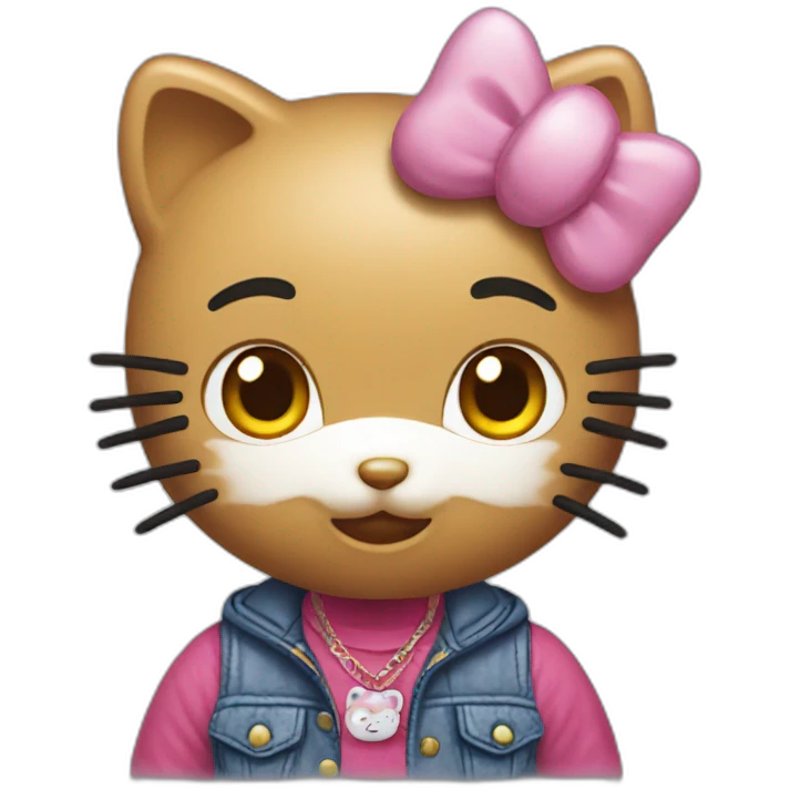 West hello kitty emoji