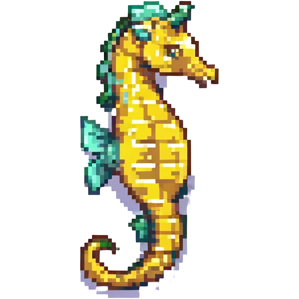 yellow seahorse emoji