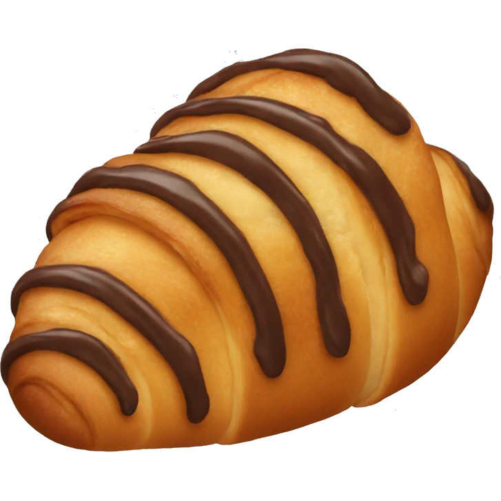Chocolate croissant emoji