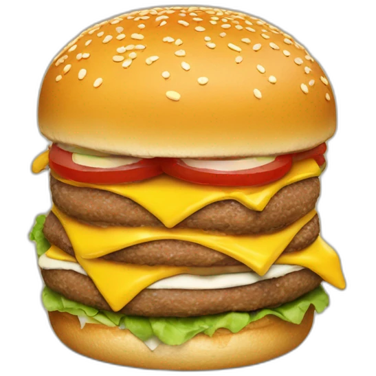 Trump bière et burger emoji