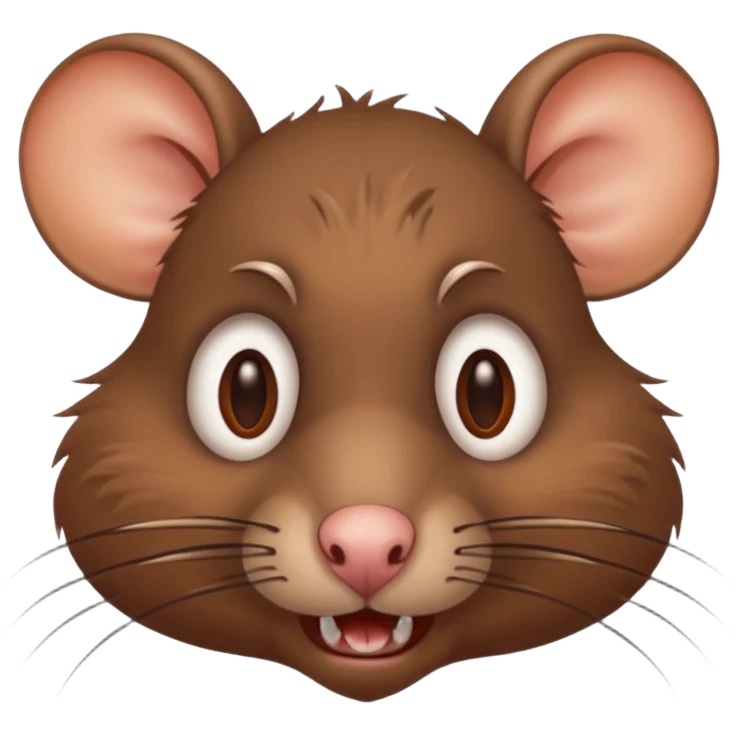 a crazy rat emoji