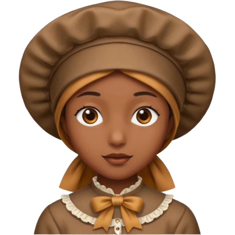 Silk Bonnet emoji brown skin emoji