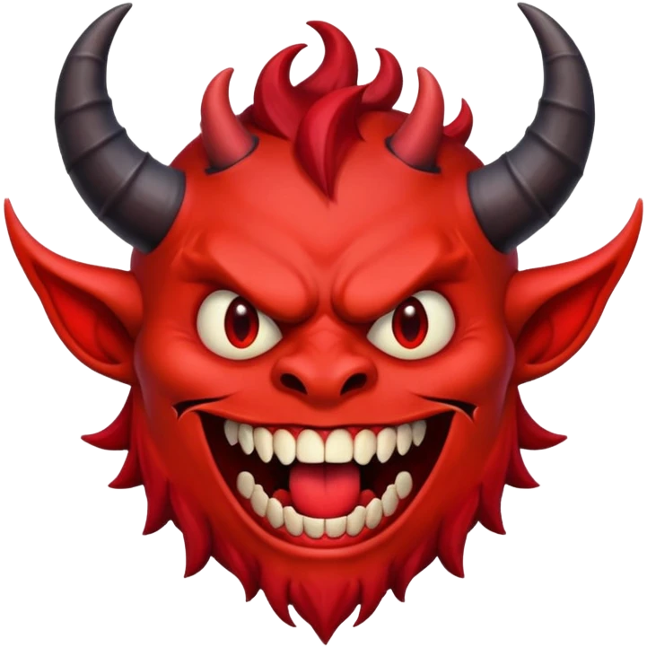 Demon qui rigole  emoji