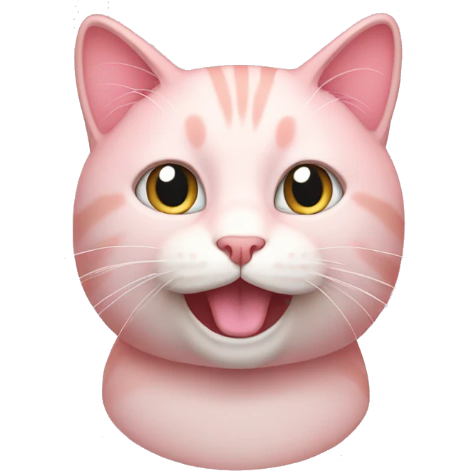 light pink cat emoji