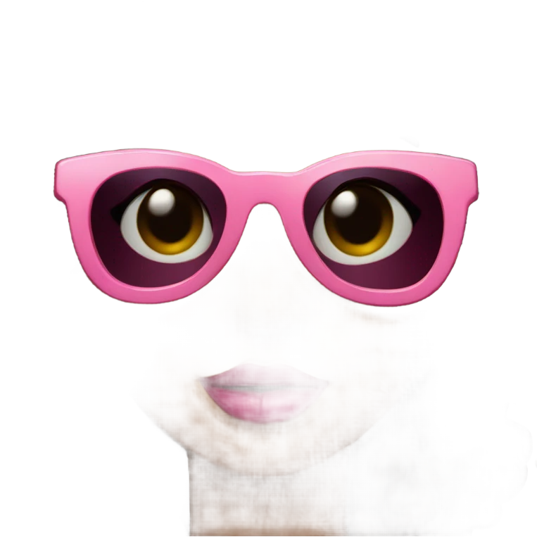Kiss face with sunglasses  emoji