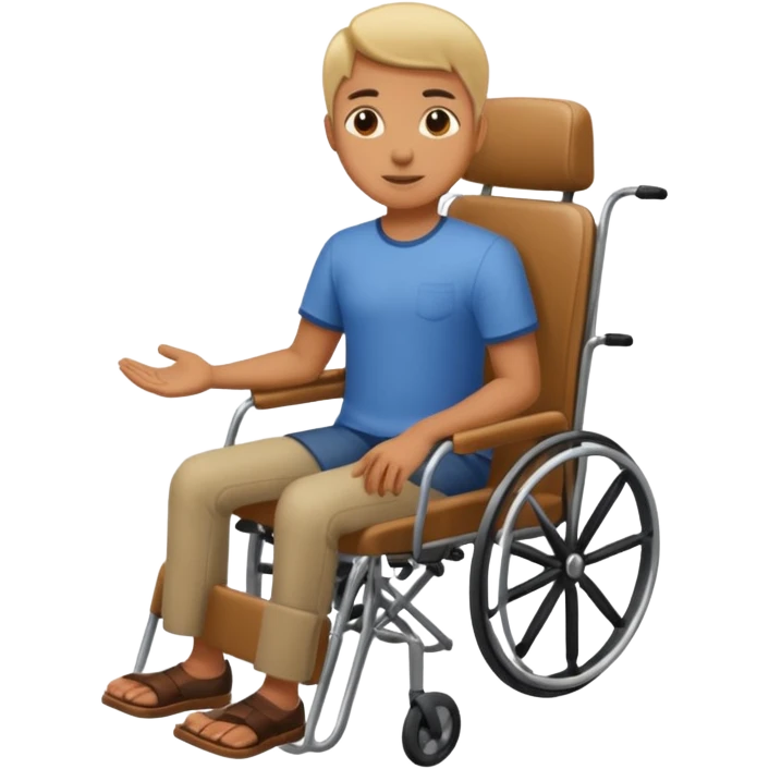 person in manual chair emoji