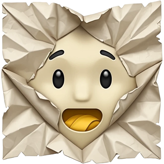 crumpled paper emoji