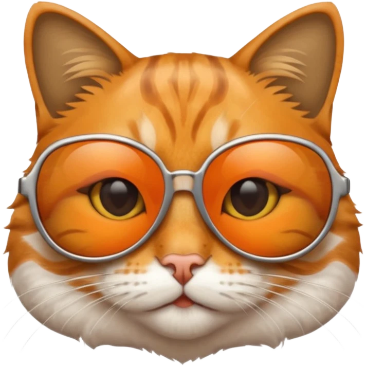 Cat wearing sunglasses emoji