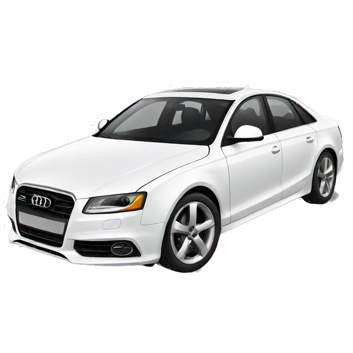 White Audi emoji