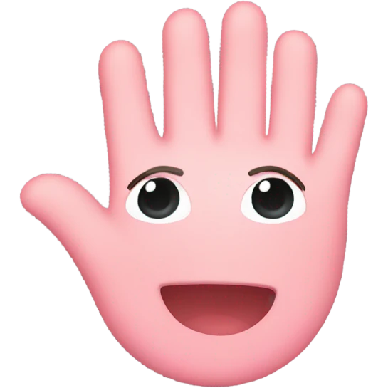 pink Saluting Face emoji