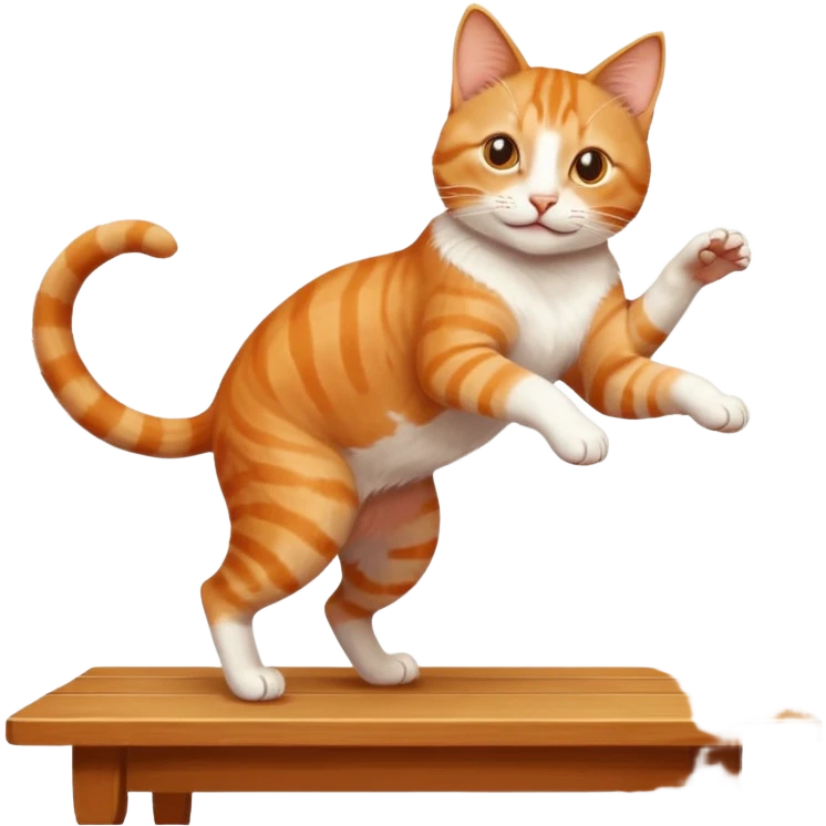 Cat dancing on table





 emoji