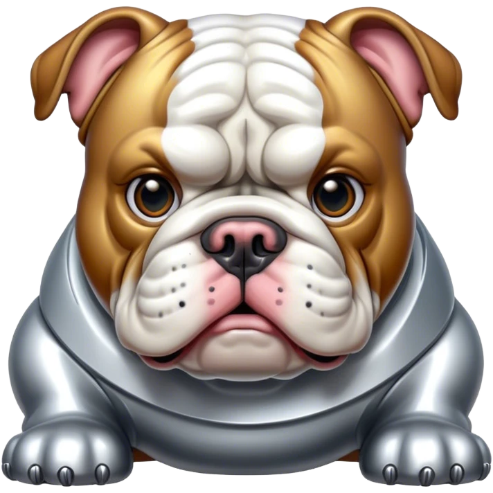 mechanical English bulldog emoji