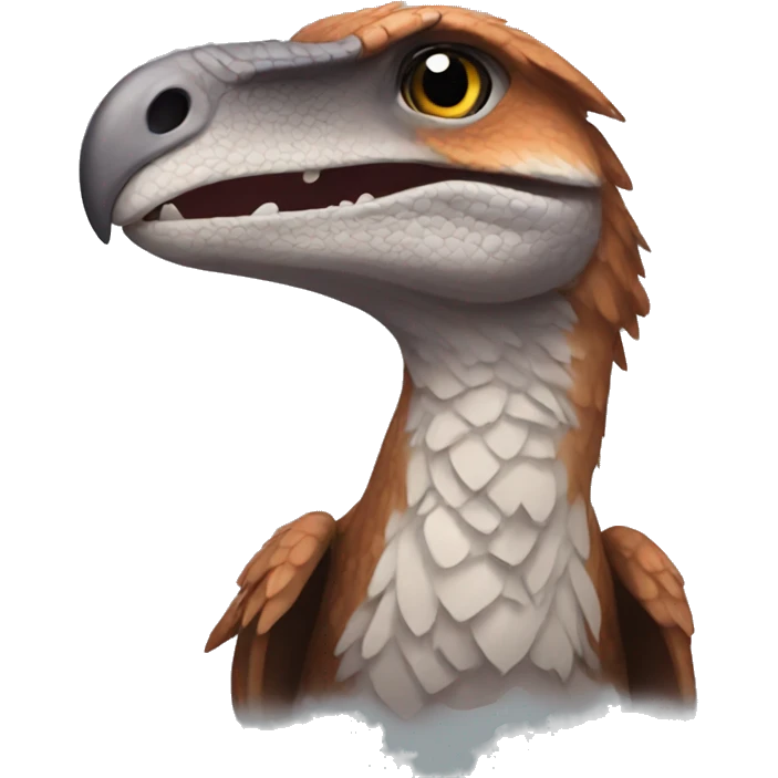raptor cute emoji