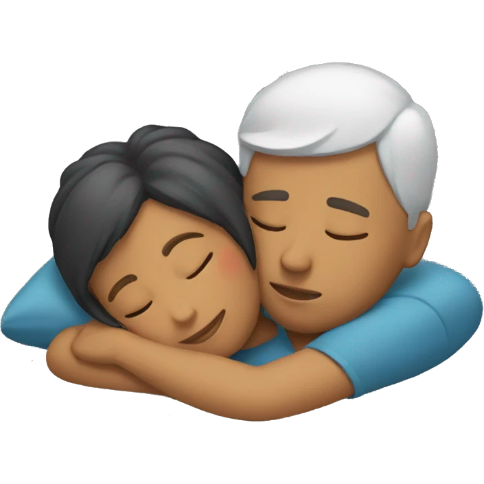 Couple sleeping emoji