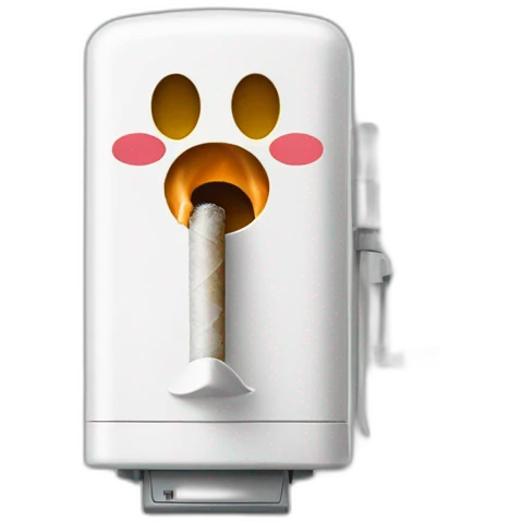Toshiba smoking civarettes emoji