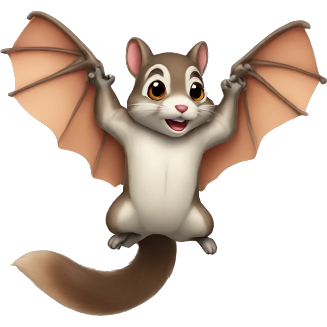 flying squirrels emoji