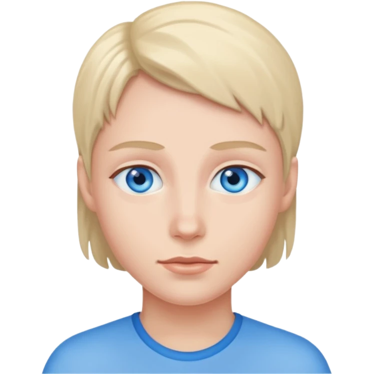 Blue eyes  emoji
