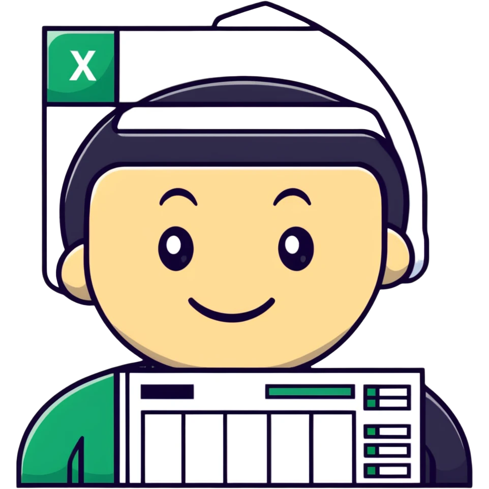 cute Excel spreadsheet emoji