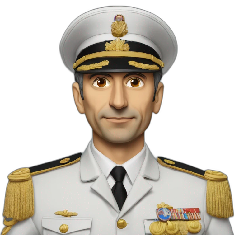 ÉRIC ZEMMOUR president français militaire médaille emoji