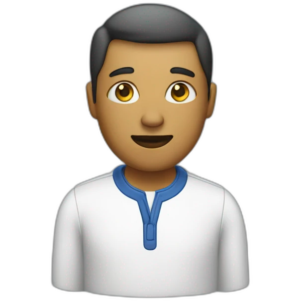 person with a blueprint emoji