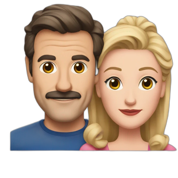 Ted Lasso and Rebecca Welton emoji