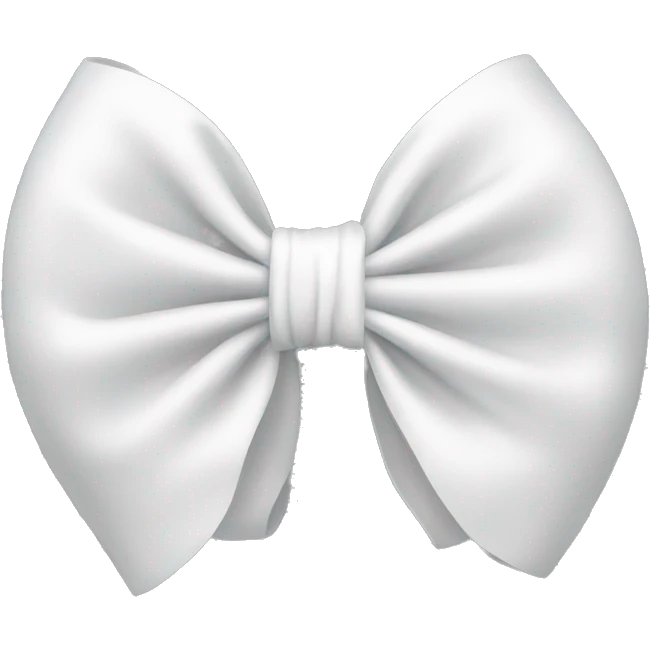 White bow emoji